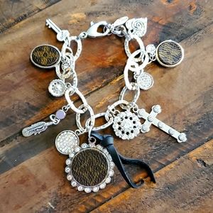 Upcycled Charm Bracelet